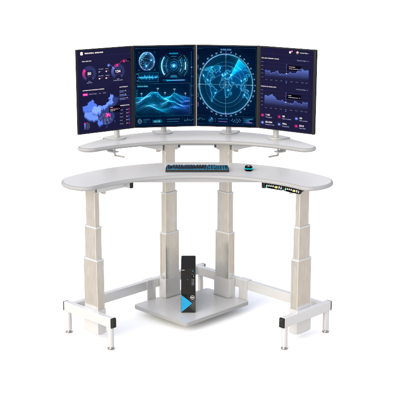 Dual Tier Command Center Console for Control Rooms