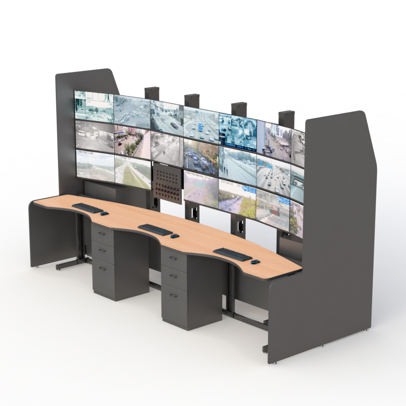 Security Surveillance Desk Console