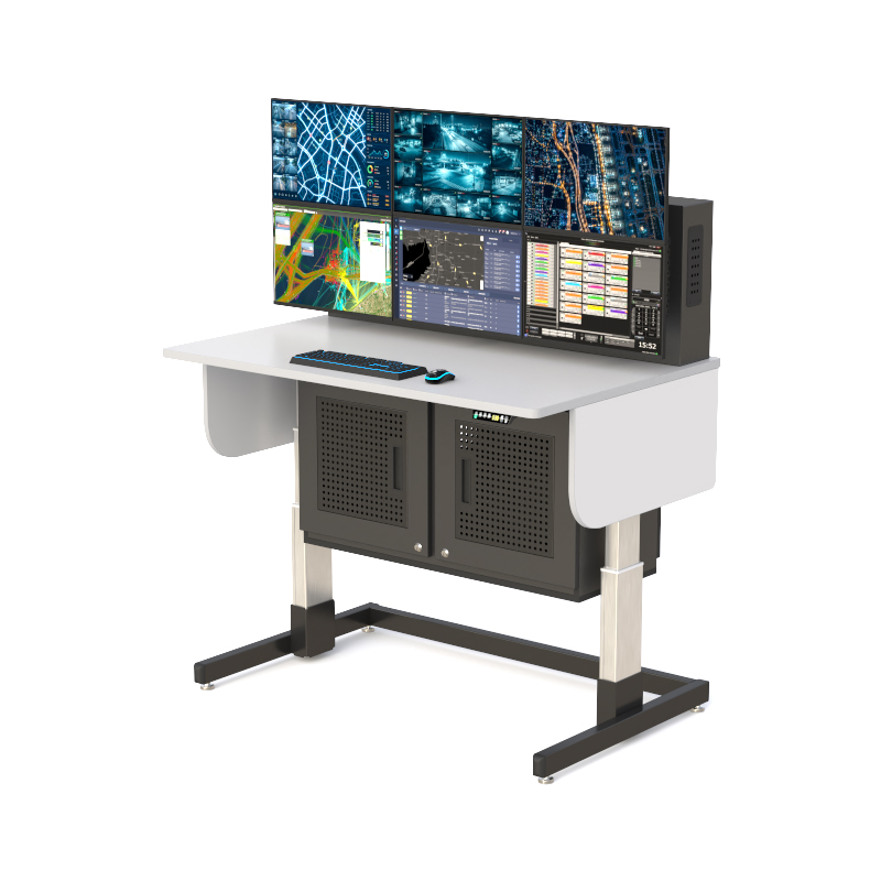 Ergonomic Control Room Console | Sit-Stand Workstation Desk