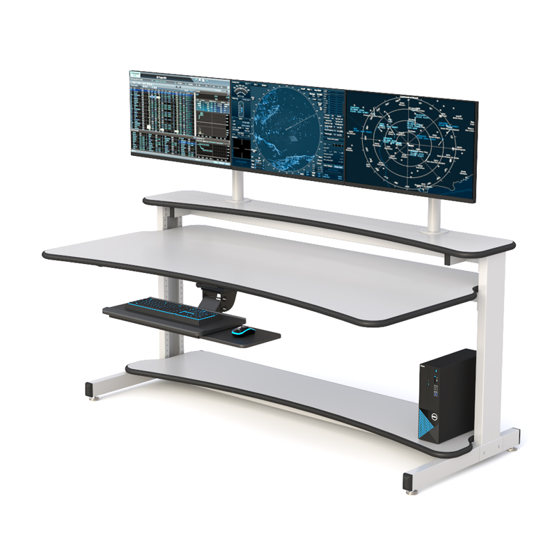 Ergonomic Security Desk Furniture for Surveillance Operations