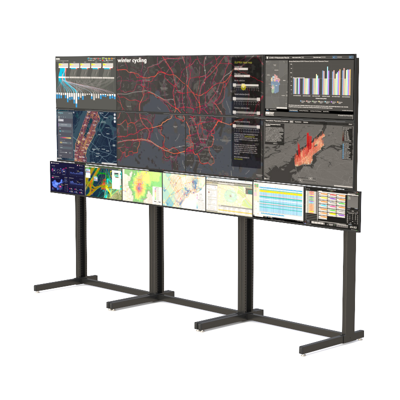 Video Wall Floor Stand | High-Strength Multi-Display Support