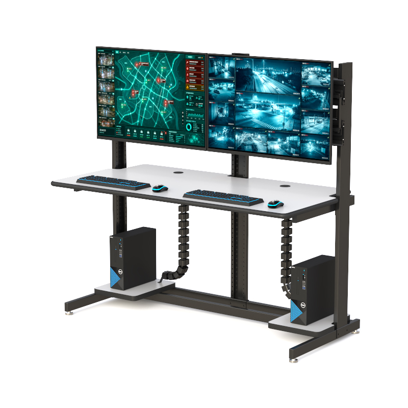 911 Dispatch Desk for Ergonomic Comfort & Emergency Response