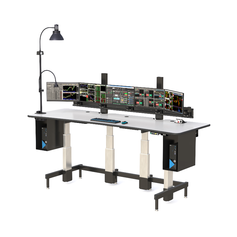 Ergonomic Command Control and Console | 5 Monitor Workstation