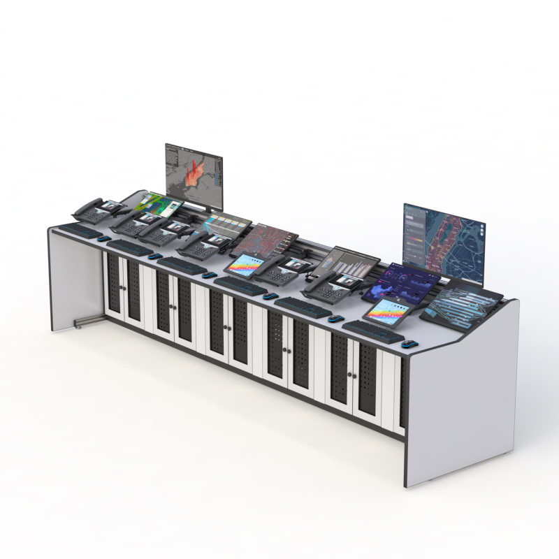 Security Surveillance Desk Console