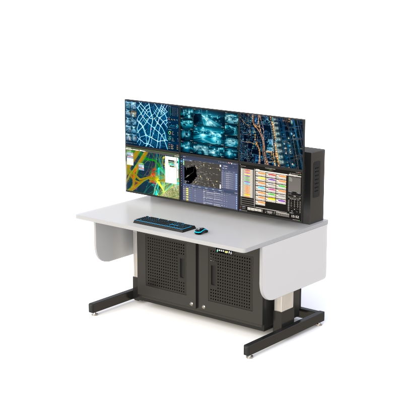 Ergonomic Control Room Console | Sit-Stand Workstation Desk