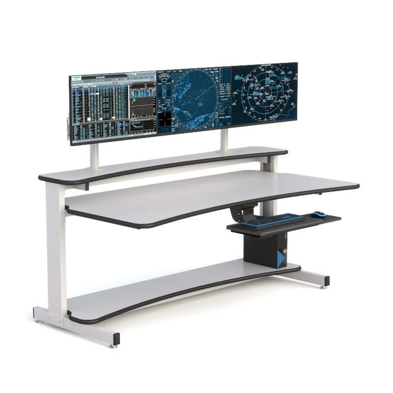 Ergonomic Security Desk Furniture for Surveillance Operations