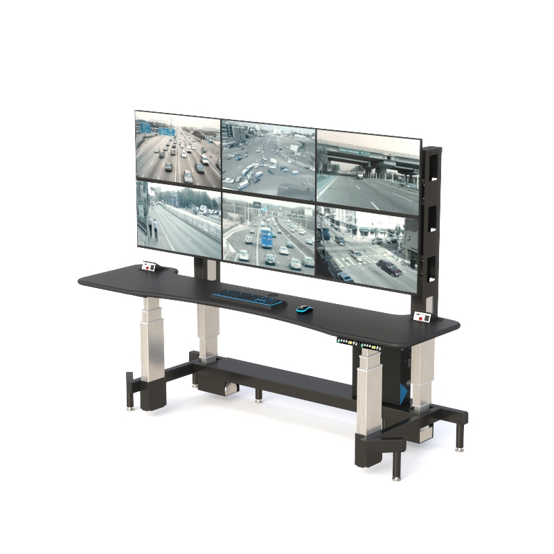Security Surveillance Desk Console | Ergonomic Control Room Desk