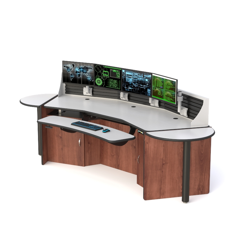 Security Monitoring Operator Console | Ergonomic Security Desk
