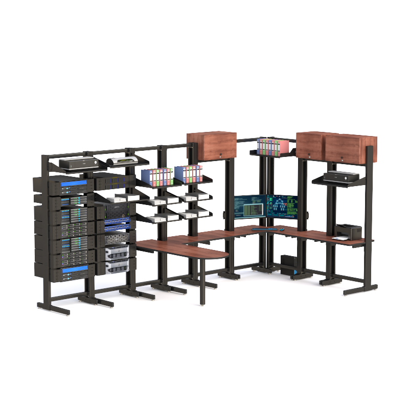 Custom Made Computer Rack Workbench for IT & LAN Systems