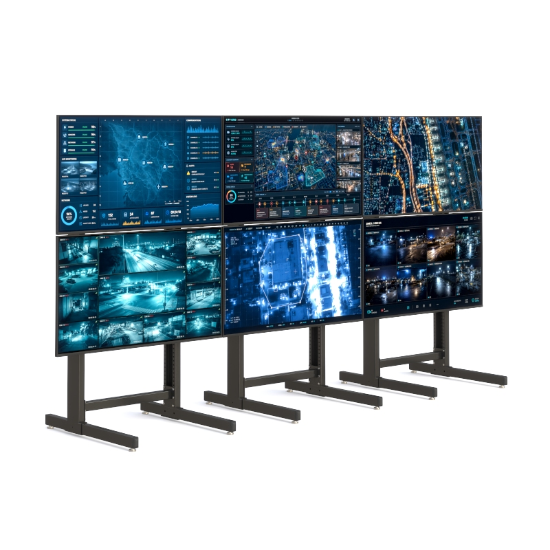 Video Wall Panel Floor Stand | Reliable Multi-Display Support