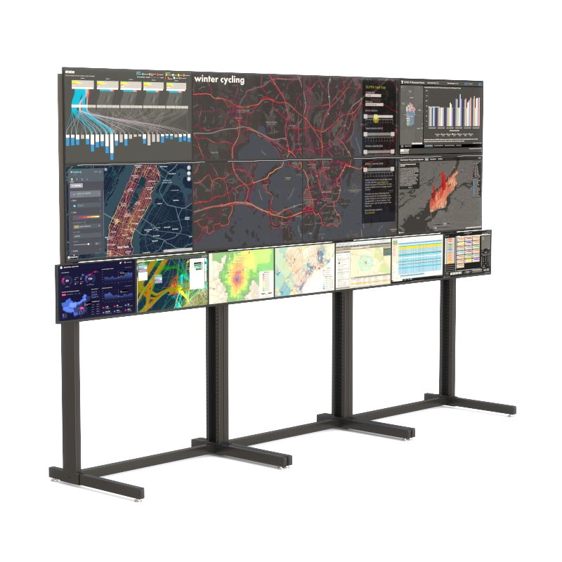 Video Wall Floor Stand | High-Strength Multi-Display Support