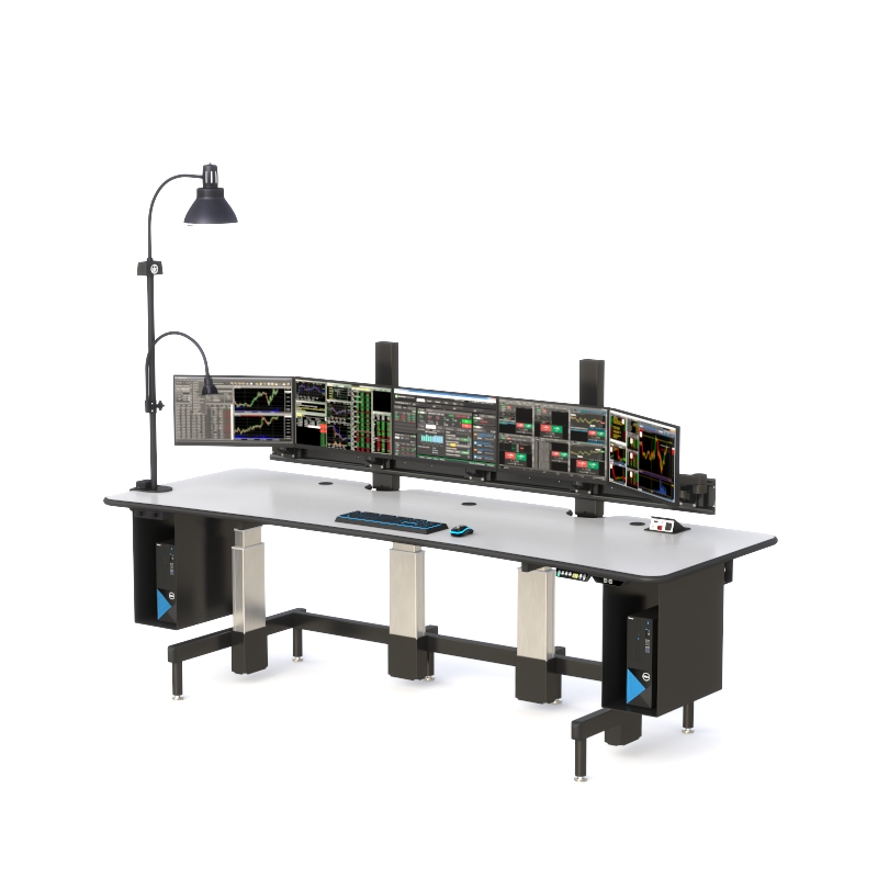 Ergonomic Command Control and Console | 5 Monitor Workstation
