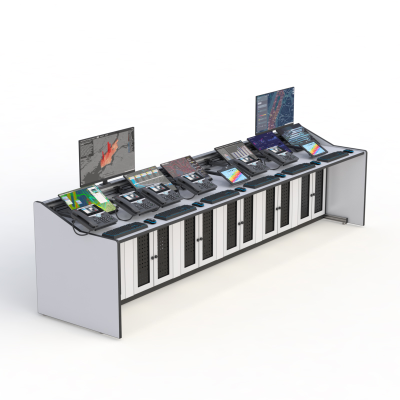 Ergonomic Multi-Operator Control Room Furniture