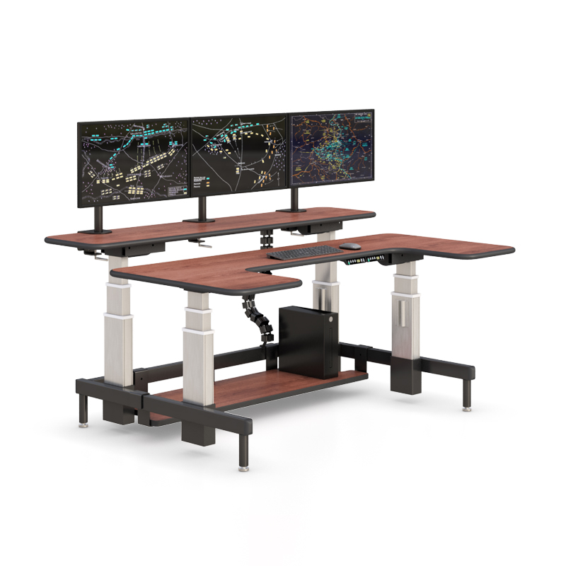 Furniture Command Center Desk with Ergonomic Design