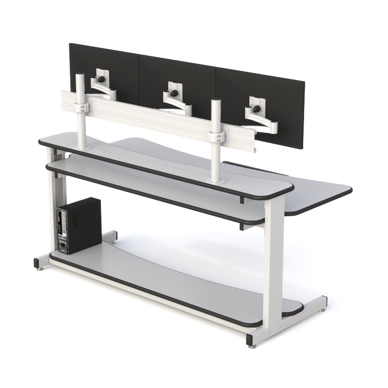 Ergonomic Security Desk Furniture for Surveillance Operations