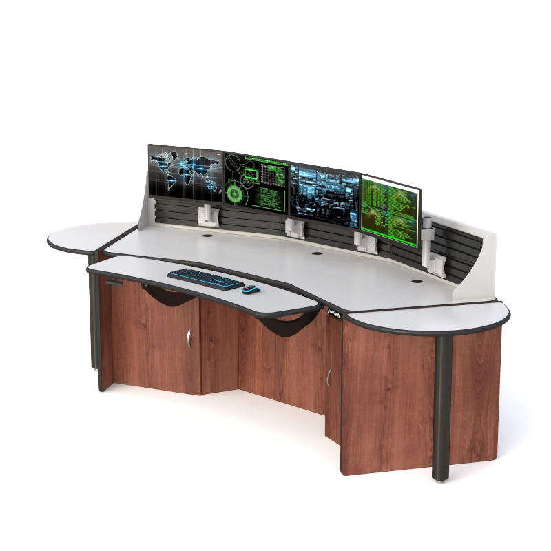 Security Monitoring Operator Console | Ergonomic Security Desk