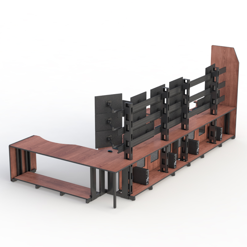 Ergonomic Control Room Desk for Command Centers | Control and Command