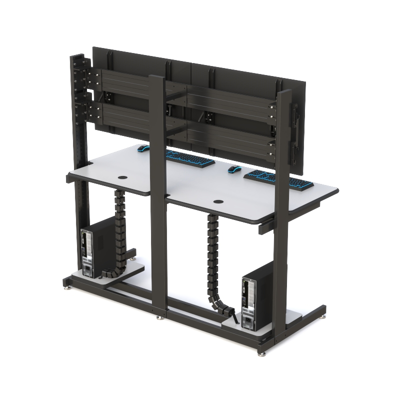 911 Dispatch Desk for Ergonomic Comfort & Emergency Response
