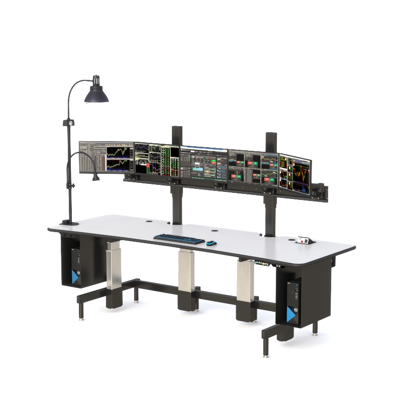 Ergonomic Command Control and Console | 5 Monitor Workstation