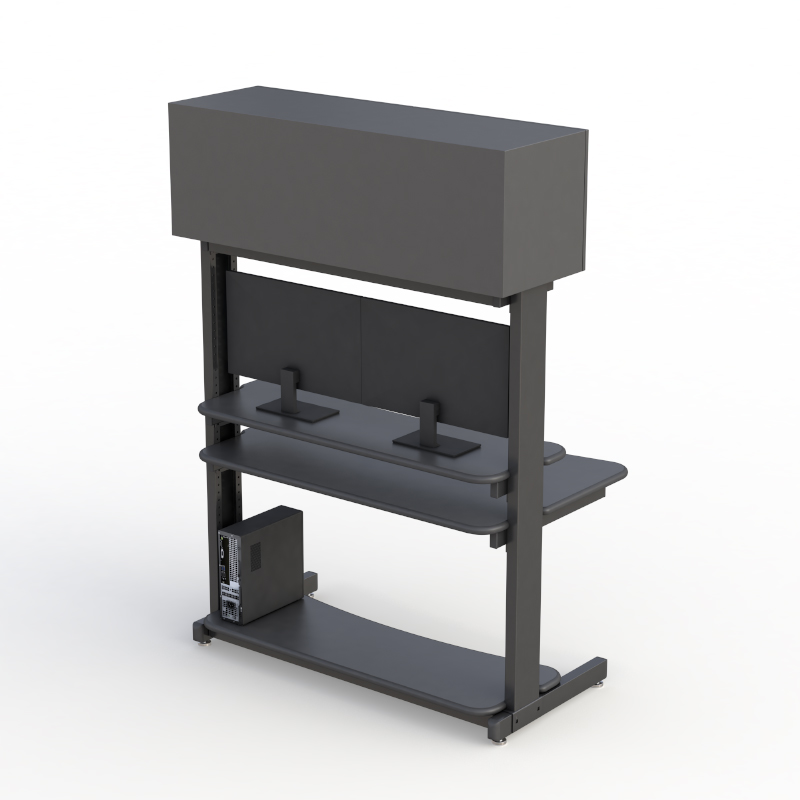 Ergonomic Police Dispatch Console for 24/7 Operations
