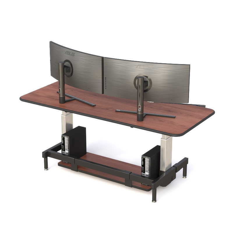 Ergonomic Dispatch Console Desk with Height Adjustment