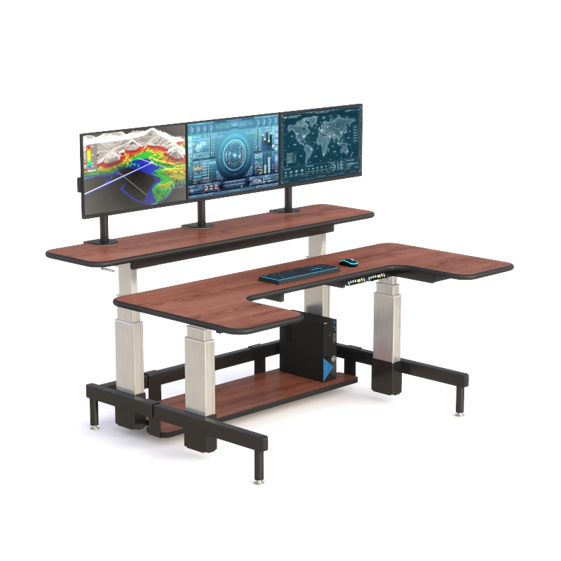 Furniture Command Center Desk with Ergonomic Design