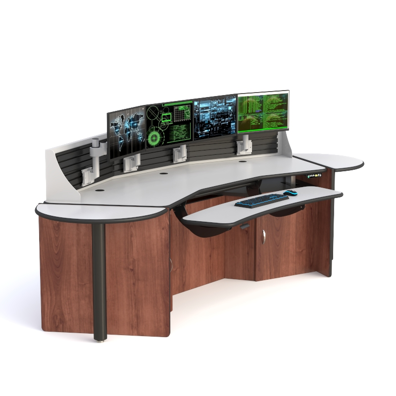 Security Monitoring Operator Console | Ergonomic Security Desk