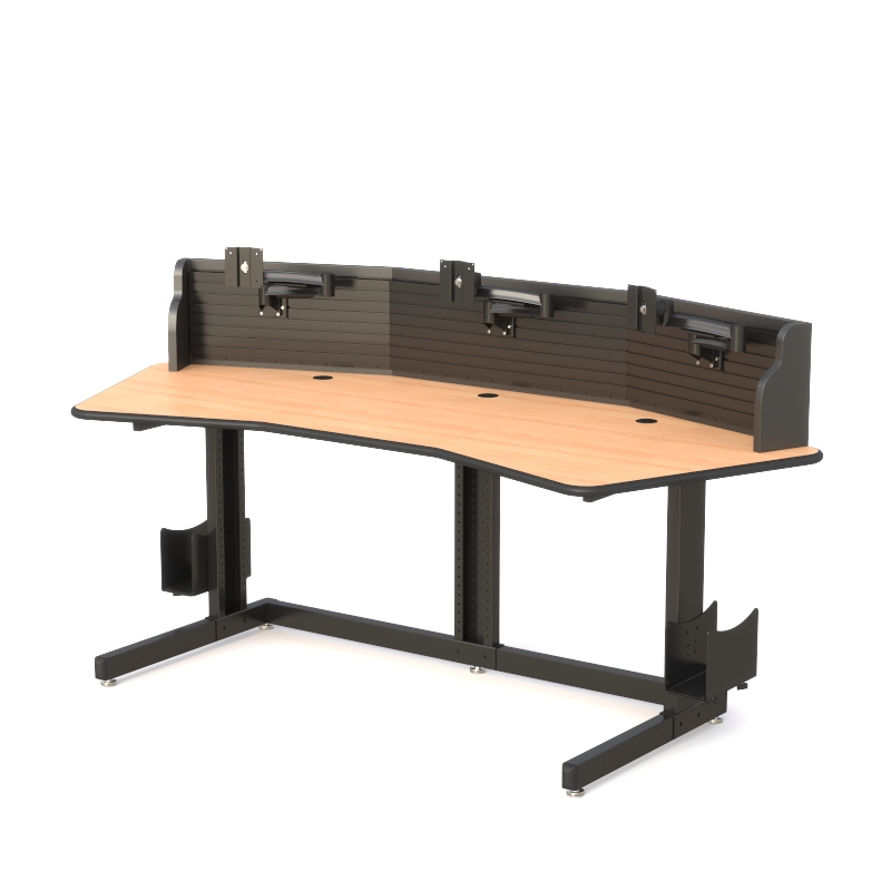 Ergonomic Desk Monitor Mounts for NOC Room Workstations