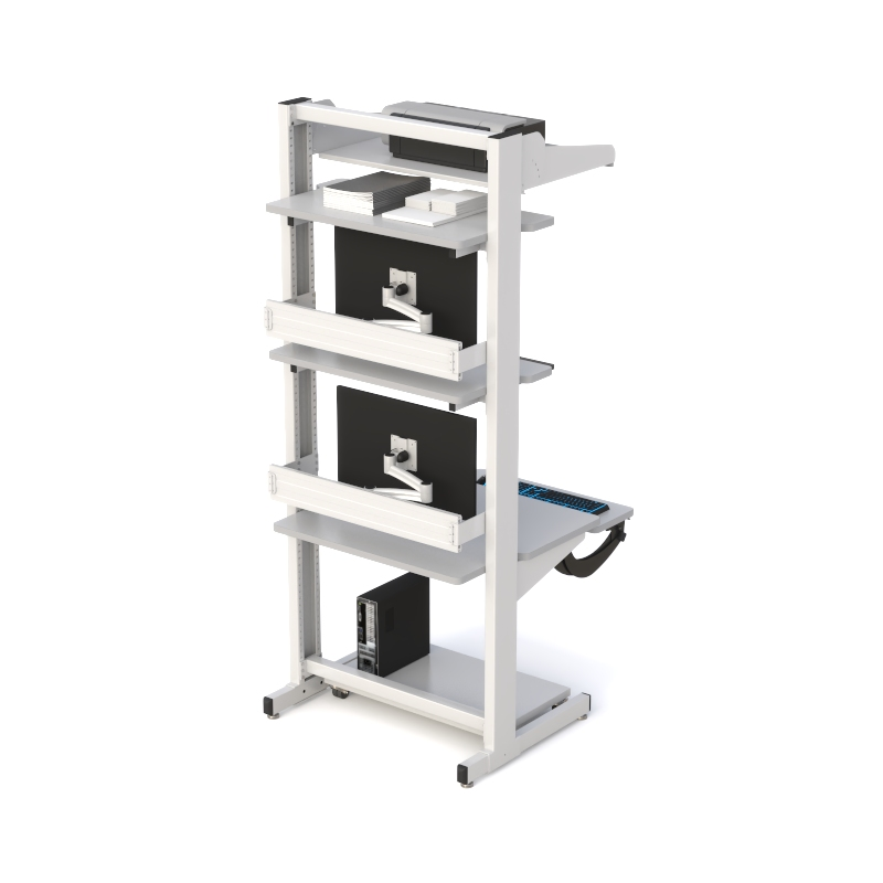 Computer Rack Workbench | Multi-Functional IT Network Station