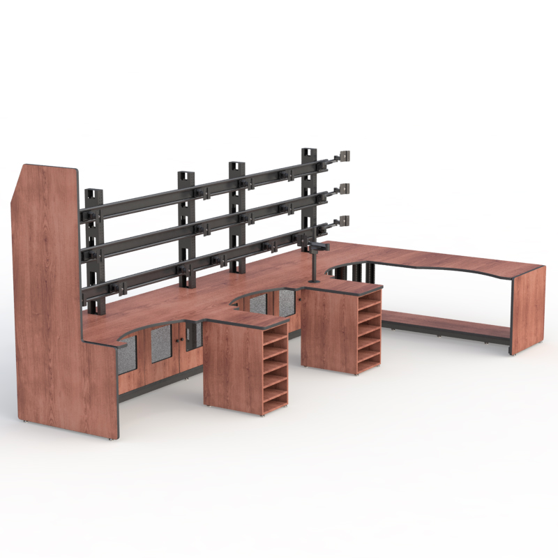 Ergonomic Control Room Desk for Command Centers | Control and Command