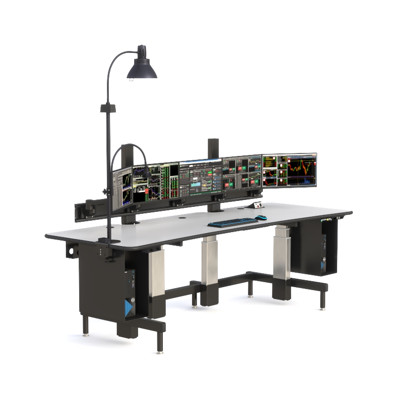 Ergonomic Command Control and Console | 5 Monitor Workstation