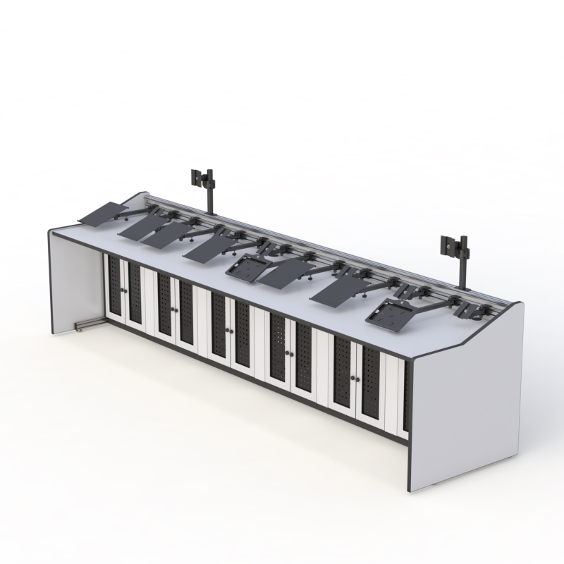 Ergonomic Multi-Operator Control Room Furniture