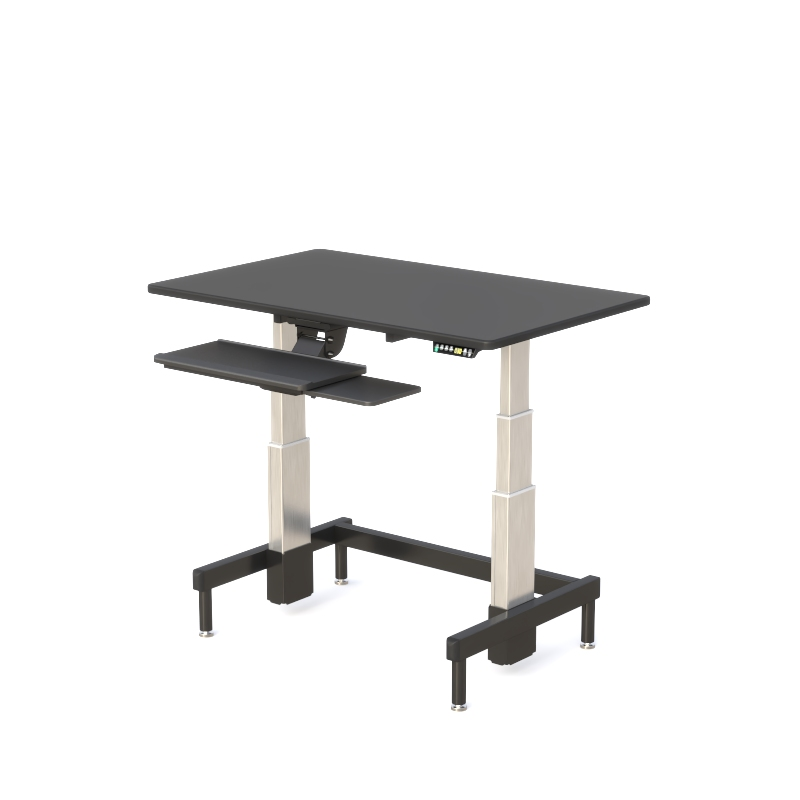 Dual Monitor Sit-Stand Control Console for Control Rooms