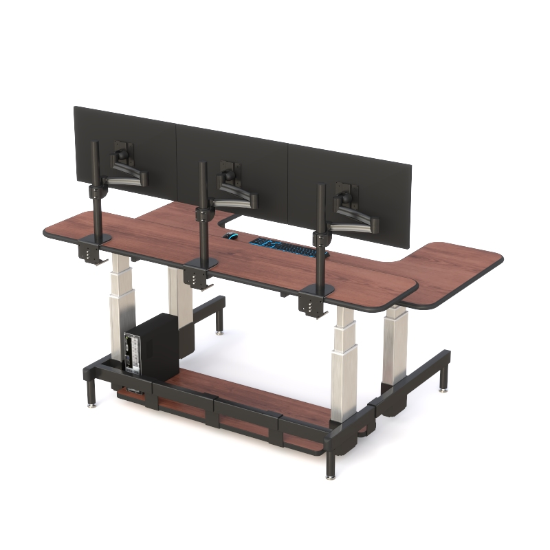 Furniture Command Center Desk with Ergonomic Design