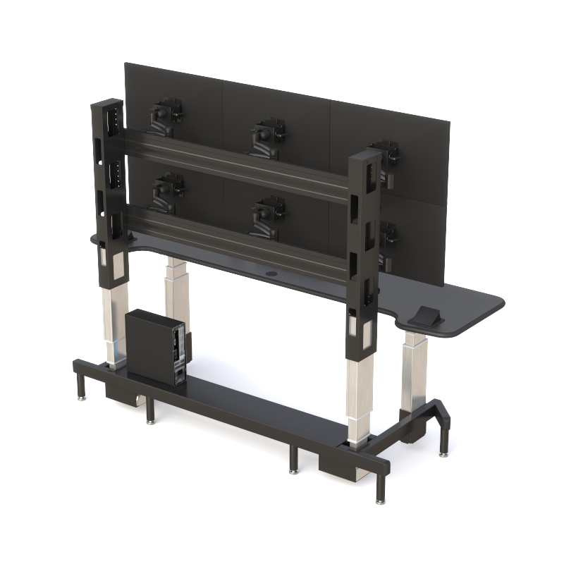 Security Surveillance Desk Console | Ergonomic Control Room Desk