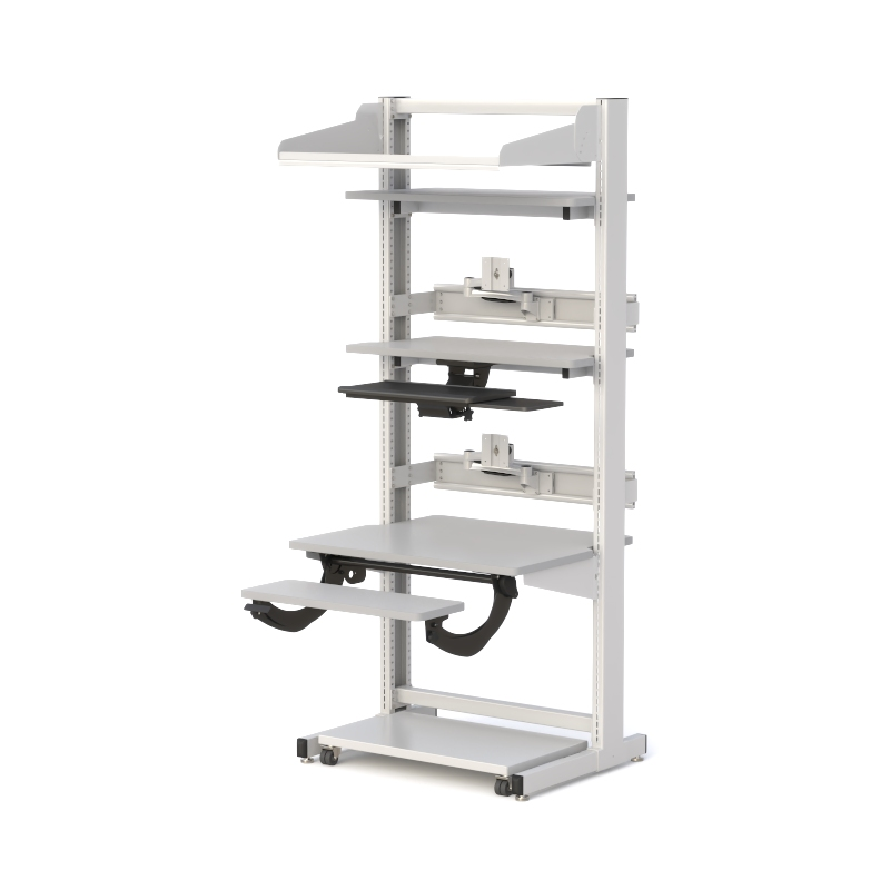 Computer Rack Workbench | Multi-Functional IT Network Station