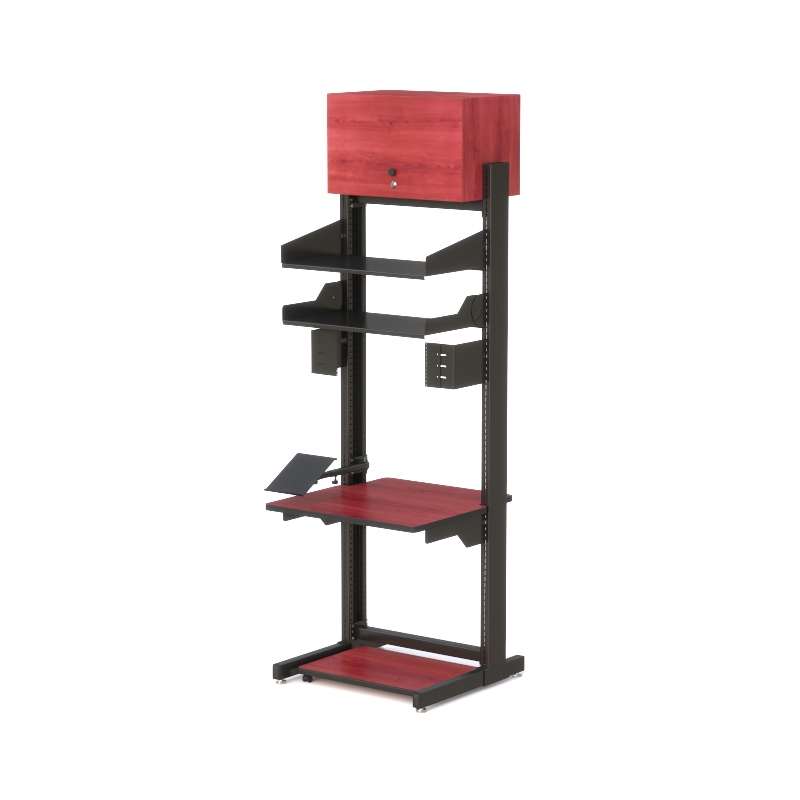 Single LAN Server Rack for Organized IT Workspaces
