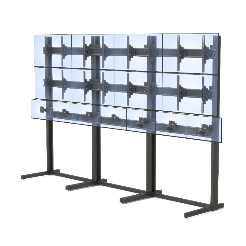 Video Wall Floor Stand | High-Strength Multi-Display Support