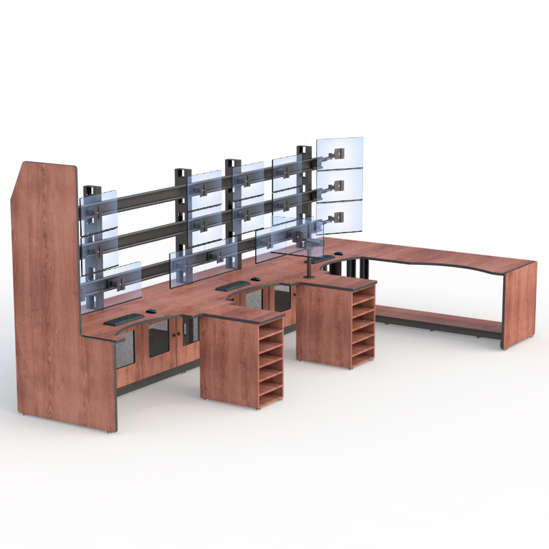 Ergonomic Control Room Desk for Command Centers | Control and Command