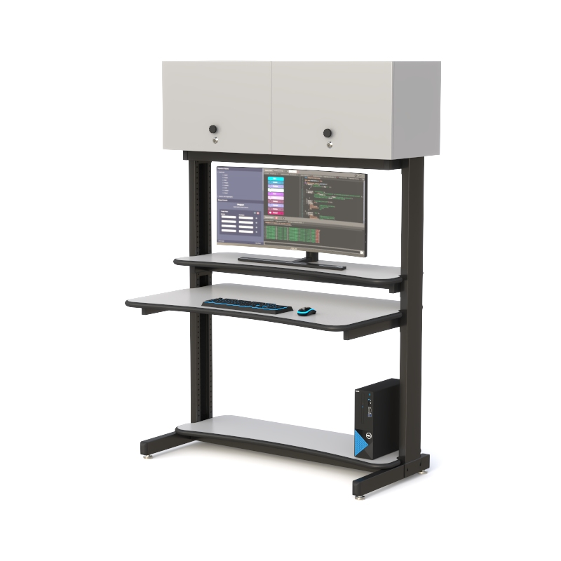 Ergonomic Police Dispatch Console for 24/7 Operations