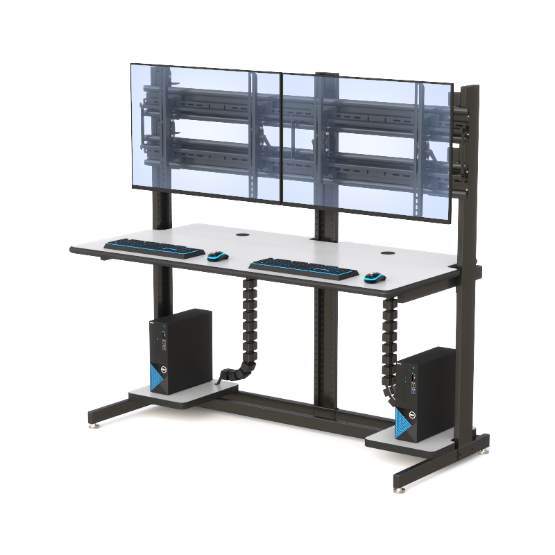 911 Dispatch Desk for Ergonomic Comfort & Emergency Response