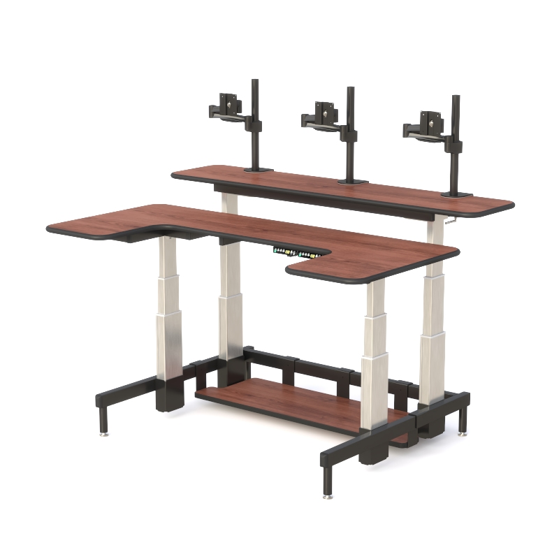 Furniture Command Center Desk with Ergonomic Design