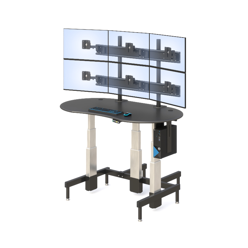 Industrial Control Room Desk | Ergonomic Adjustable Console