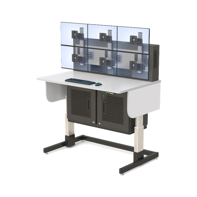 Ergonomic Control Room Console | Sit-Stand Workstation Desk