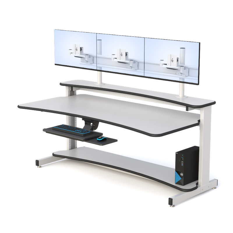 Ergonomic Security Desk Furniture for Surveillance Operations