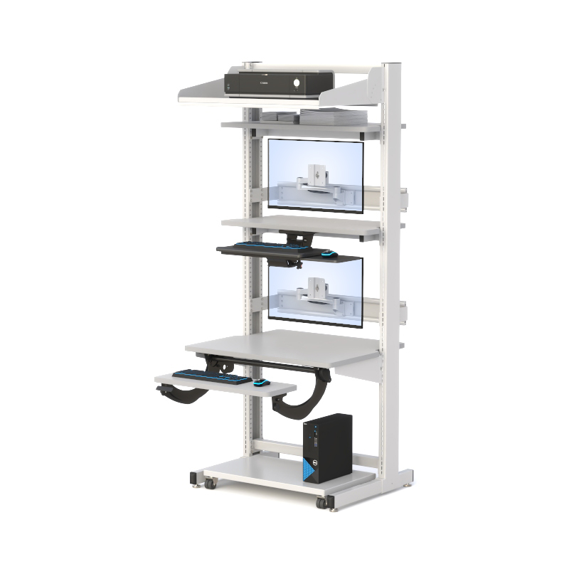 Computer Rack Workbench | Multi-Functional IT Network Station