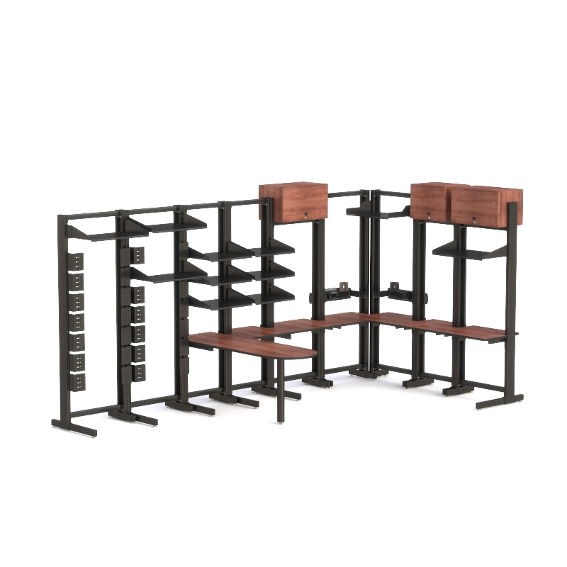 Custom Made Computer Rack Workbench for IT & LAN Systems