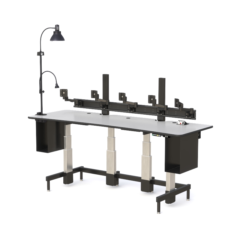 Ergonomic Command Control and Console | 5 Monitor Workstation