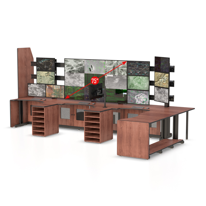 Ergonomic Control Room Desk for Command Centers | Control and Command