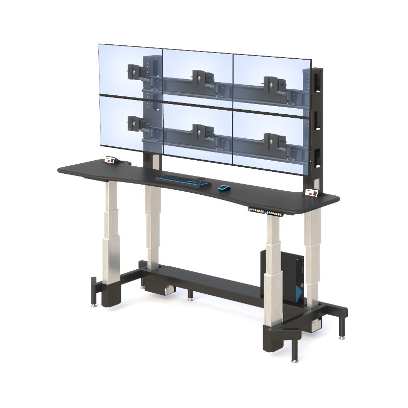 Security Surveillance Desk Console | Ergonomic Control Room Desk